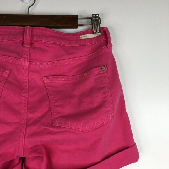 Pilcro and the Letterpress Stet Fit Cuffed Pink Shorts Size 25 - Picture 9 of 11